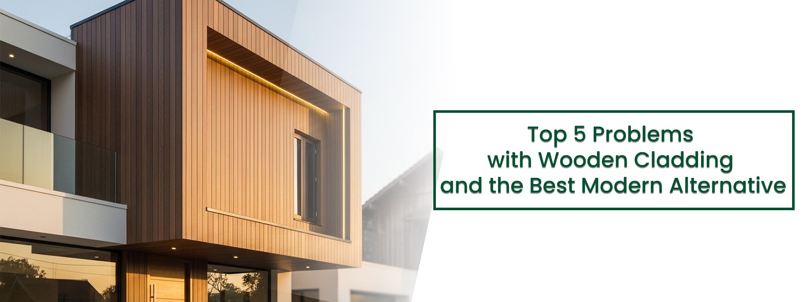 Top 5 Problems with Wooden Cladding & Best Alternative for Modern Homes